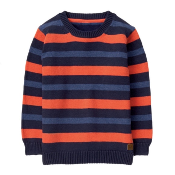 Janie and Jack Other - Janie & Jack Boys Striped Crewneck Sweater 5T